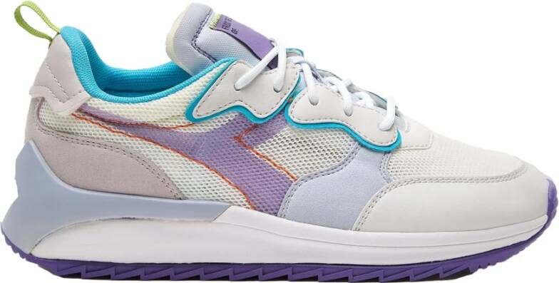 Diadora Platte schoenen Paars blauw en groen Paars Dames