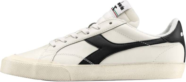 Diadora platte schoenen wit Heren