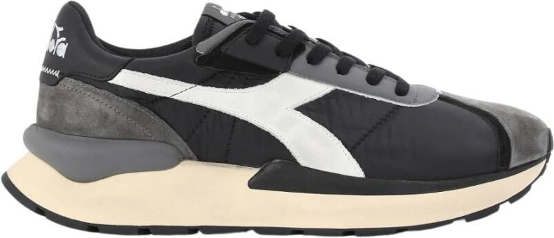 Diadora Retro Elite Zwarte Sneakers Black Heren