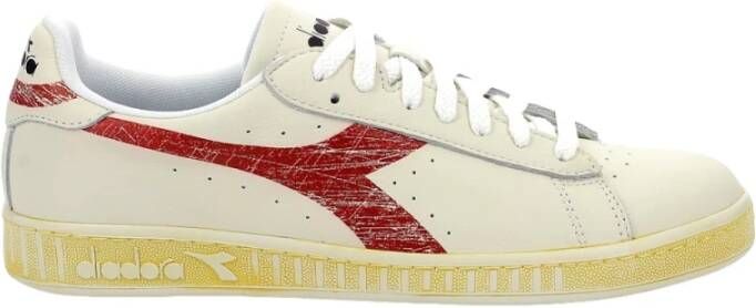 Diadora Spel L Laag Gewaxte Sneakers Beige Heren