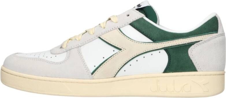 Diadora Retro Tennis Sneaker Groen Grijs Multicolor Heren