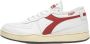 Diadora Heritage mi basket row cut sneakers heren wit c7114 white-garnet leer 43 5 (9+) - Thumbnail 12