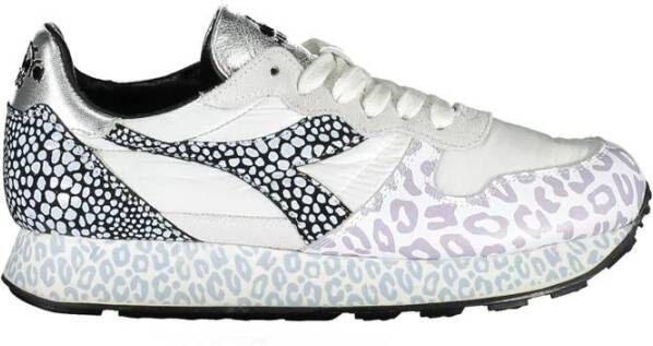 Diadora Stijlvolle witte sneakers met contrastzool Multicolor Dames