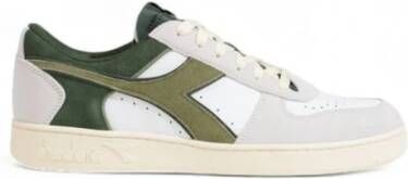 Diadora Sneaker Collectie: Leer en Stof Multicolor Heren