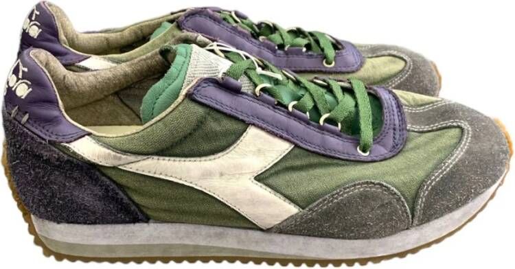 Diadora Sneaker Game Upgrade: Stijlvol en Comfortabel Ontwerp Groen Heren