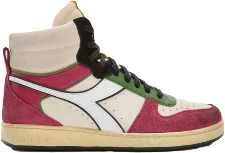 Diadora Legacy Mid-Top Basketbalsneakers Multicolor Heren