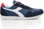 Diadora Blauwe Sportieve Sneakers met Rubberen Zool Blue Heren - Thumbnail 1