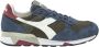 Diadora Heritage Trident 90 Ripstok- lederen veter sneakers donkerblauw - Thumbnail 2