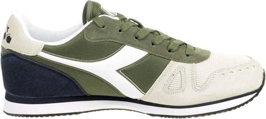 Diadora Simple Run Grijze Sneakers voor nen Multicolor