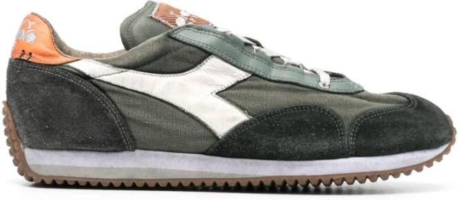 Diadora Groene Equipe H Lage Sneakers Multicolor Heren