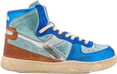 Diadora Mi Basket Metal Pigskin Used W Blauw Dames