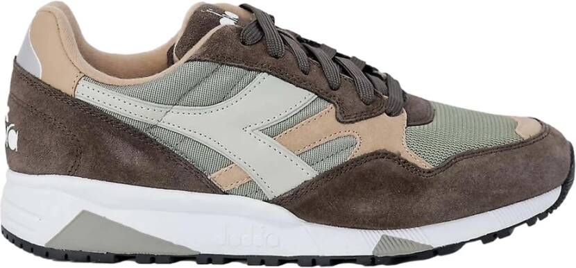 Diadora Bruine Veterschoenen voor Heren Brown Heren