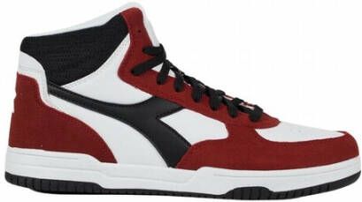 Diadora Raptor High Lederen Sneaker Red Heren