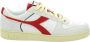 Diadora Rode Leren Sneakers Herfst Winter Stijl Multicolor Heren - Thumbnail 7