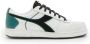 Diadora Magic Basket Low Icona Lage sneakers Leren Sneaker Wit - Thumbnail 86