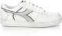 Diadora Magic Basket Low Icona Lage sneakers Leren Sneaker Wit - Thumbnail 103