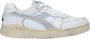 Diadora Sneakers Heren Lage sneakers Herenschoenen Leer B.560 Used Italia Wit - Thumbnail 2