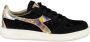 Diadora Chique Zwarte Contrast Sneakers Black Dames - Thumbnail 1