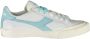 Diadora Witte Vetersneakers met Contrastdetails White Dames - Thumbnail 1