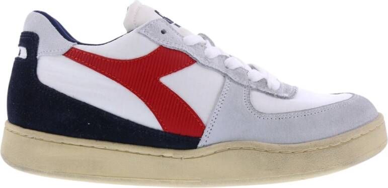 Diadora Dames Mi Basket Low Ripstop White Dames