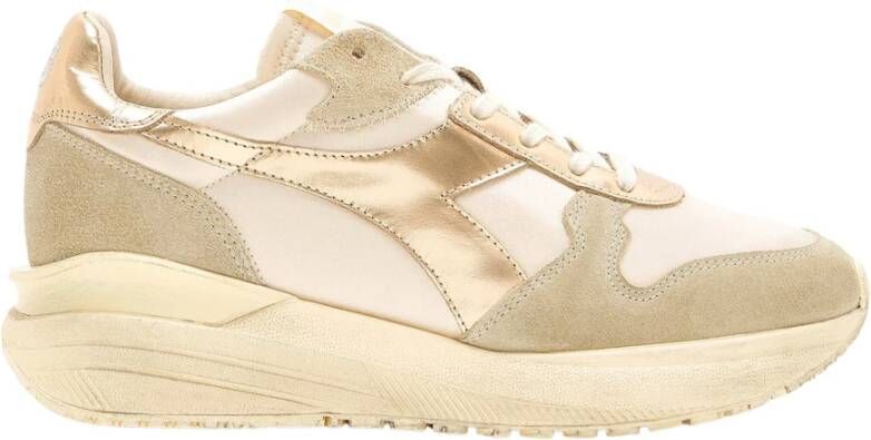 Diadora Stijlvolle Beige Sneakers Beige Heren