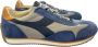 Diadora Stijlvolle Suede Sneakers Blue Heren - Thumbnail 5