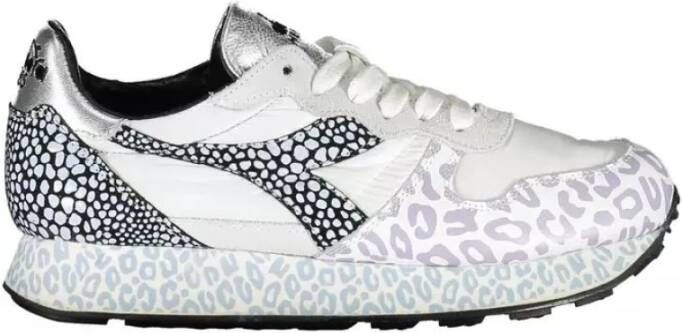 Diadora Stijlvolle witte sneakers met contrastzool Multicolor Dames