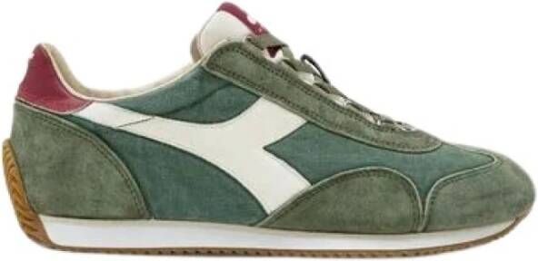 Diadora Stone Wash Canvas Sneakers Green Heren