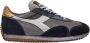 Diadora Vintage Hardloopschoenen Blauw Stone Wash Multicolor Heren - Thumbnail 11