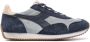 Diadora Suede Panelled Sneakers Steel Blue Gray Heren - Thumbnail 1