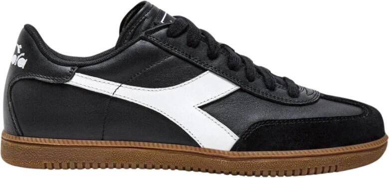 Diadora Trainer501.181246 Premium Leren Sneakers Black Heren