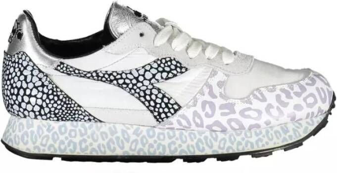 Diadora Stijlvolle witte sneakers met contrastzool Multicolor Dames