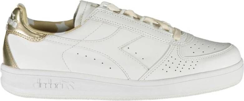 Diadora White Fabric Sneaker Wit Dames