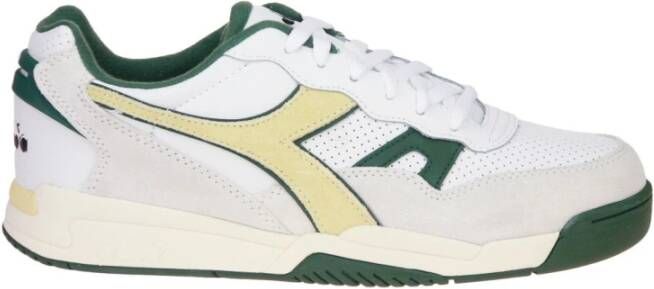 Diadora Winner SL Wit-Groen Wit Heren