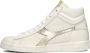 Diadora Game L High Waxed Metal Wn Sneakers Dames Wit - Thumbnail 2