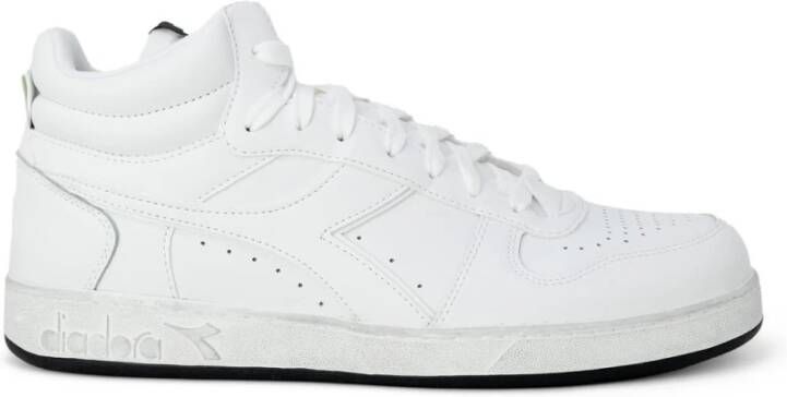 Diadora Witte Leren Sneakers voor Heren White Heren