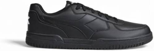 Diadora Zwarte sportieve sneakers met rubberen zool Black Heren