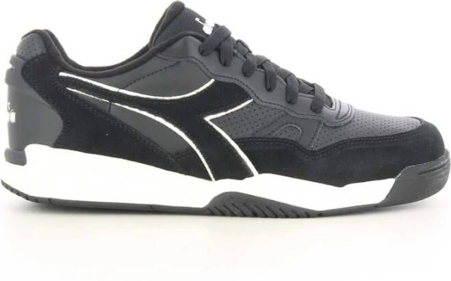 Diadora Zwarte Winner SL W4 Herenschoenen Black Heren