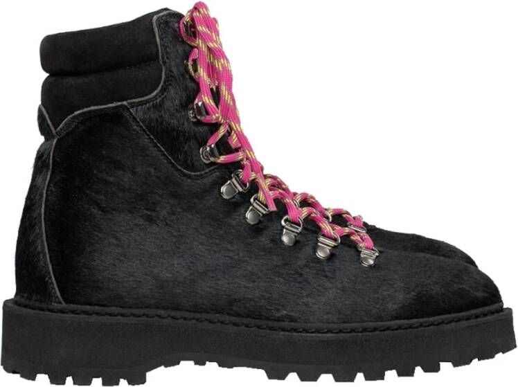 Diemme Luxe Leren Wandelschoenen Black Dames