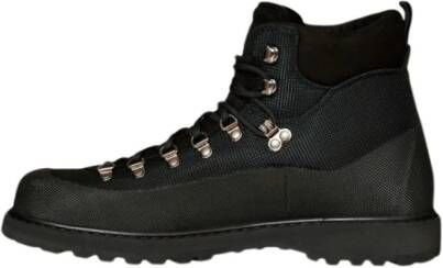 Diemme Sportieve Schoenen van Ruw Mohawk Leer Black Heren