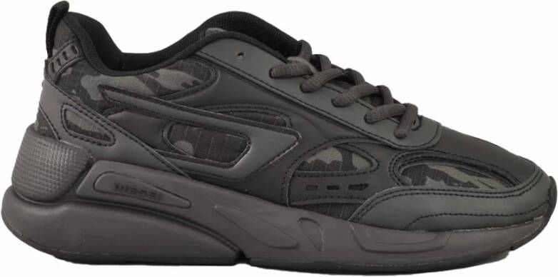 Diesel Casual Sneakers met Rubberen Zool Black Dames