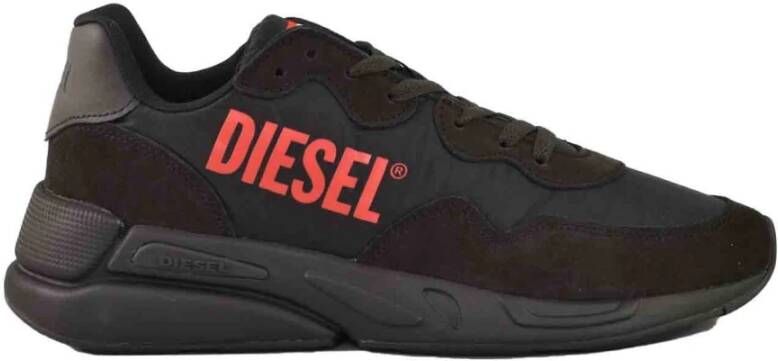 Diesel Casual Sneakers met Rubberen Zool Black Heren