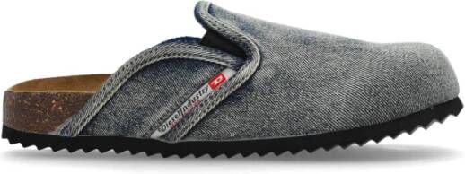 Diesel Denim slides D-Woodstock Gray Heren