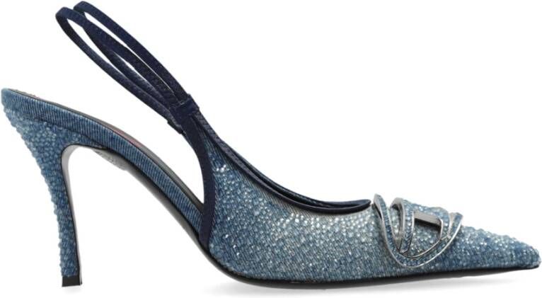 Diesel Hakken schoenen D-Venus Blue Dames