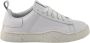 Diesel Leren Rubberen Zool Sneakers White Dames - Thumbnail 1