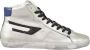 Diesel Leren sneakers met rubberen zool Gray Heren - Thumbnail 1