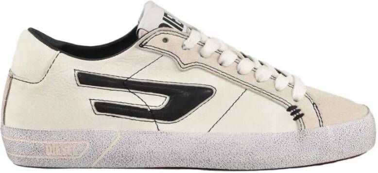 Diesel Leren Sneakers met Rubberen Zool Multicolor Dames