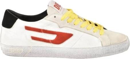 Diesel Leren Sneakers met Rubberen Zool Multicolor Heren