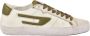 Diesel Leren Sneakers met Rubberen Zool White Heren - Thumbnail 1