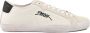 Diesel Leren Sneakers met Rubberen Zool White - Thumbnail 3